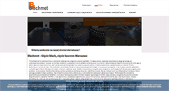 Desktop Screenshot of blachmet.pl