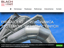 Tablet Screenshot of blachmet.com.pl